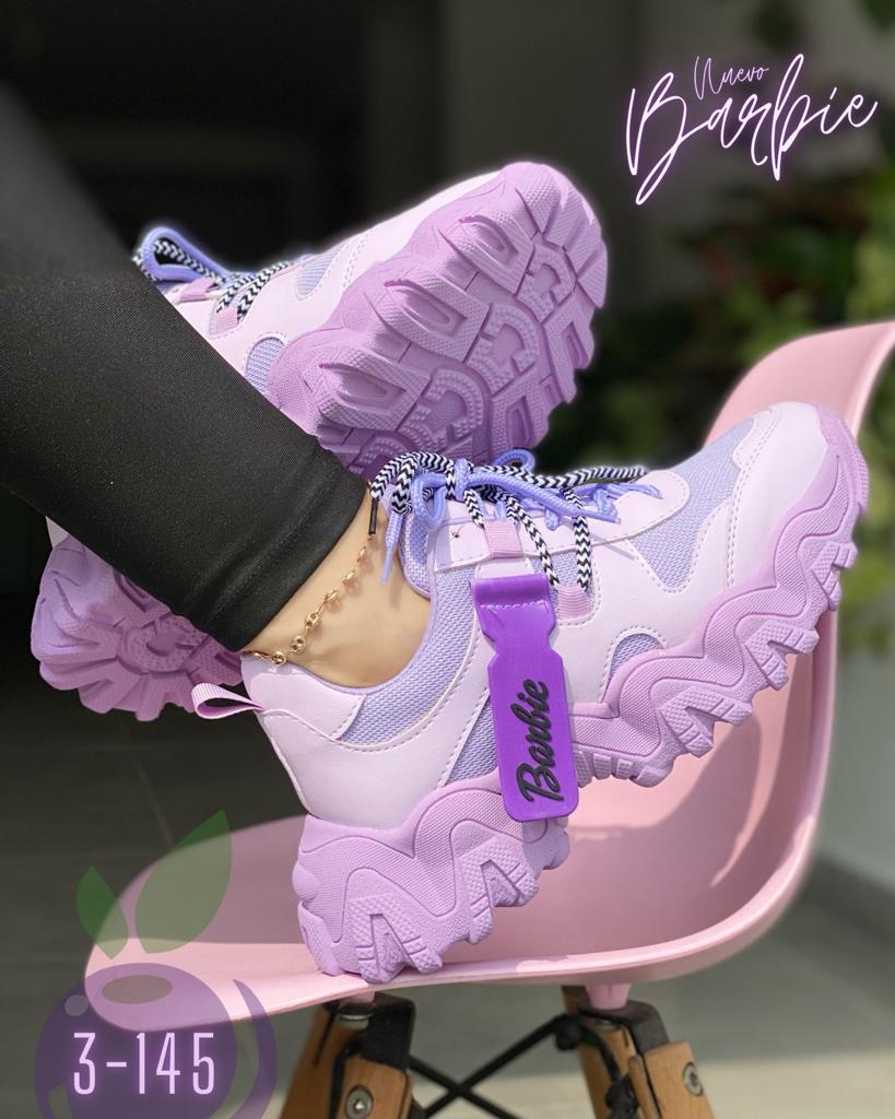 🤩ZAPATOS DEPORTIVO DE MODA BARBIE GIRL🥰