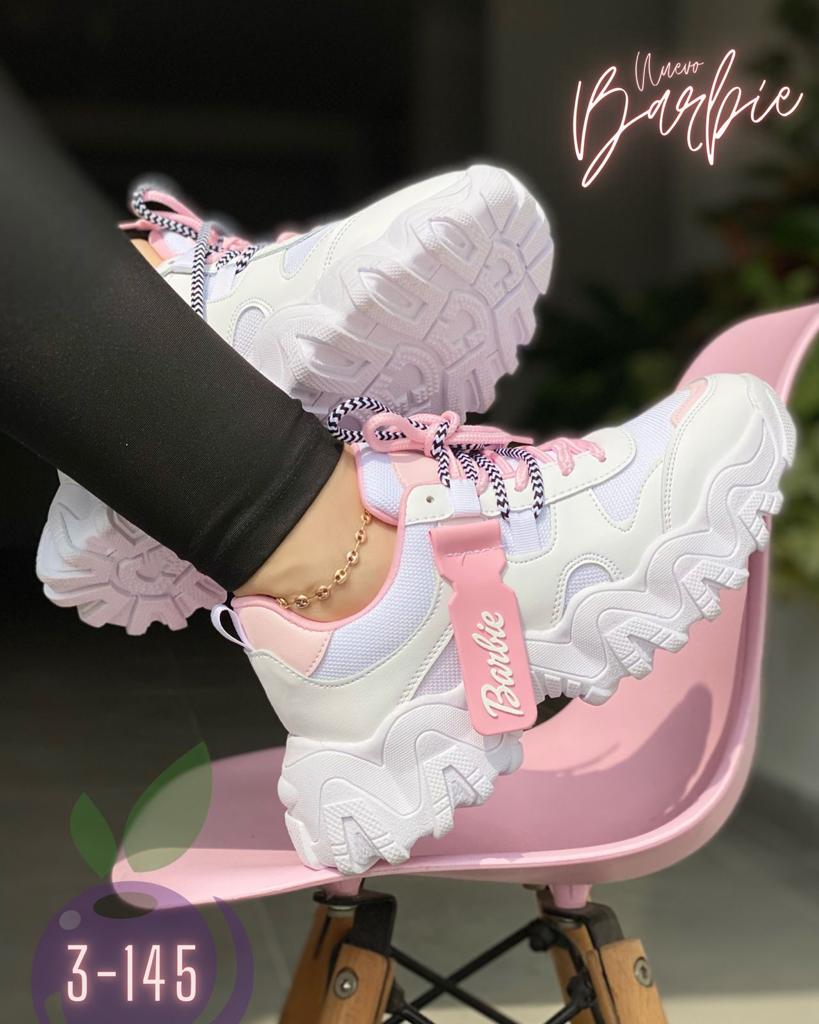 🤩ZAPATOS DEPORTIVO DE MODA BARBIE GIRL🥰