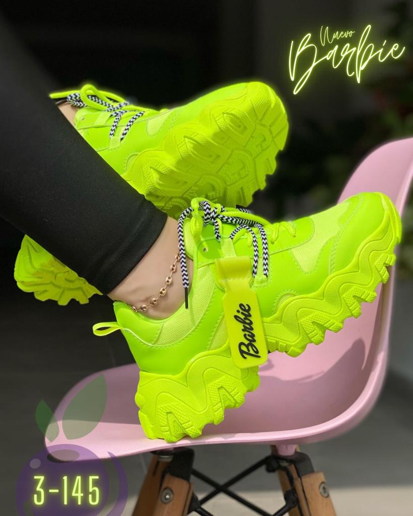 🤩ZAPATOS DEPORTIVO DE MODA BARBIE GIRL🥰