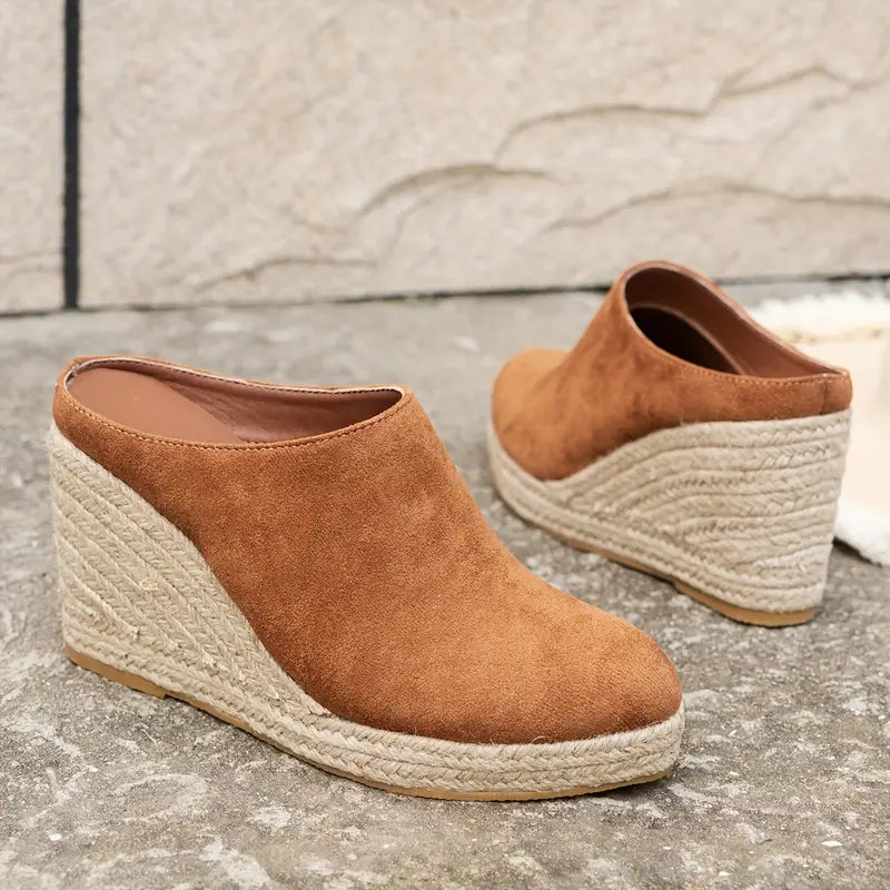 "AURIS" Zapatos Ortopedicos de verano cómodos, estilo alpargata con cuña para mujer ❤︎